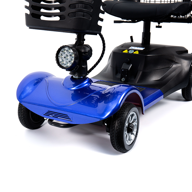 YL-08S Heavy-Duty 4-hjuls sammenleggbar mobilitetsscooter med 12° klatrekapasitet