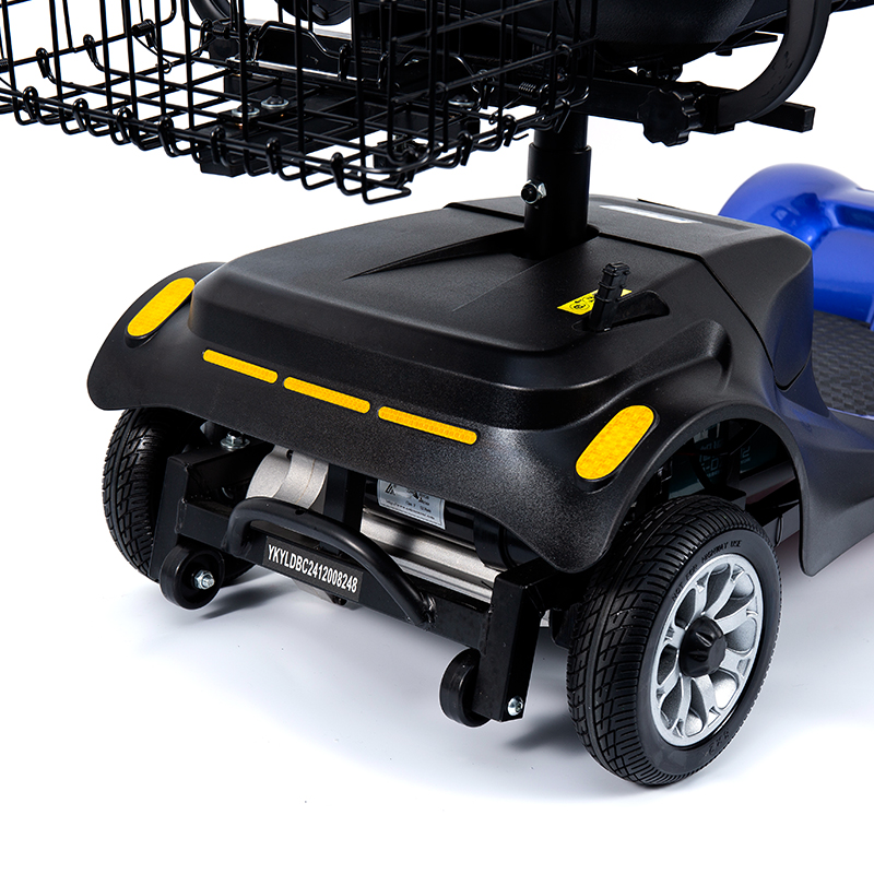 YL-08S Heavy-Duty 4-hjuls sammenleggbar mobilitetsscooter med 12° klatrekapasitet