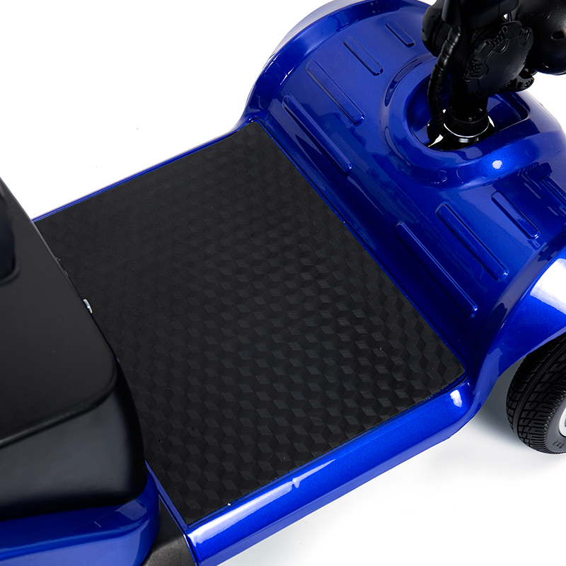 YL-09B sammenleggbar 4-hjuls lett mobilitetsscooter med kurv