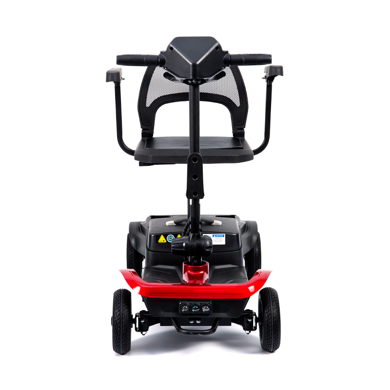 YL-02 Lett 4-hjuls mobilitetsscooter for seniorer, med et 360° svingbart sete