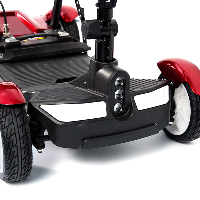 YL-211 4 Hjul Tourist elektrisk scooter for seniorer med LED-lykt, kurv