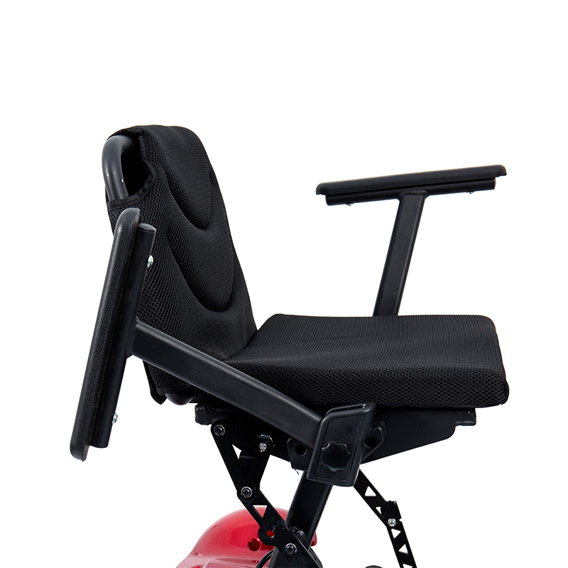 YL-211 4 Hjul Tourist elektrisk scooter for seniorer med LED-lykt, kurv