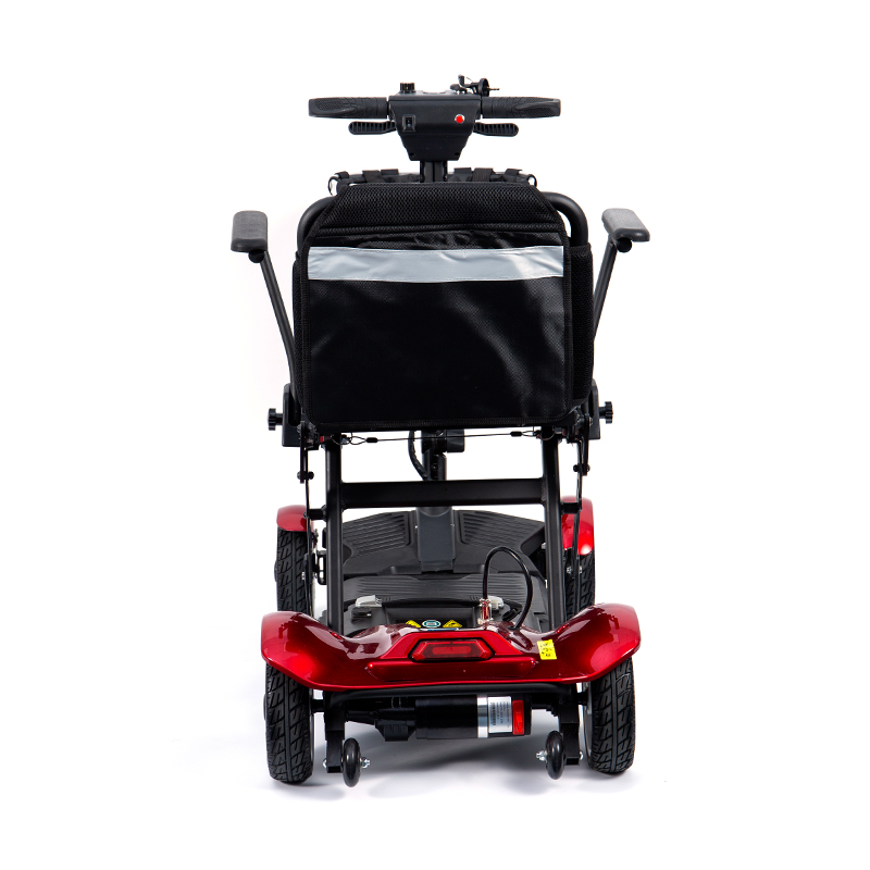 YL-211 4 Hjul Tourist elektrisk scooter for seniorer med LED-lykt, kurv